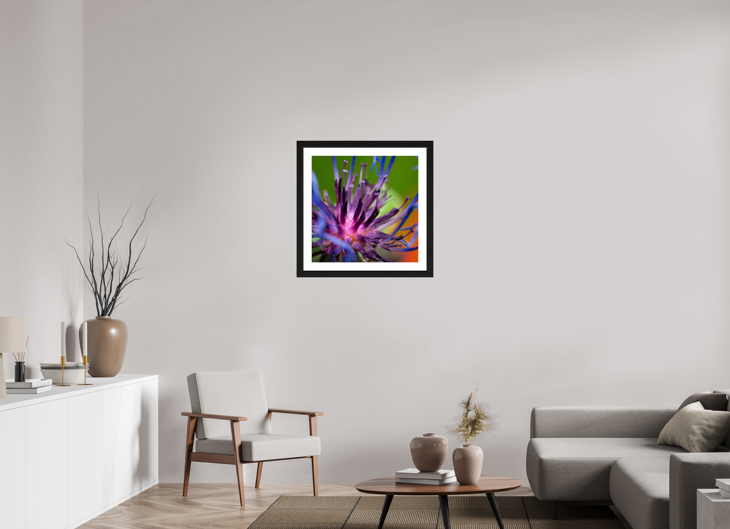 Herzkammer aus Licht – Centaurea cyanus